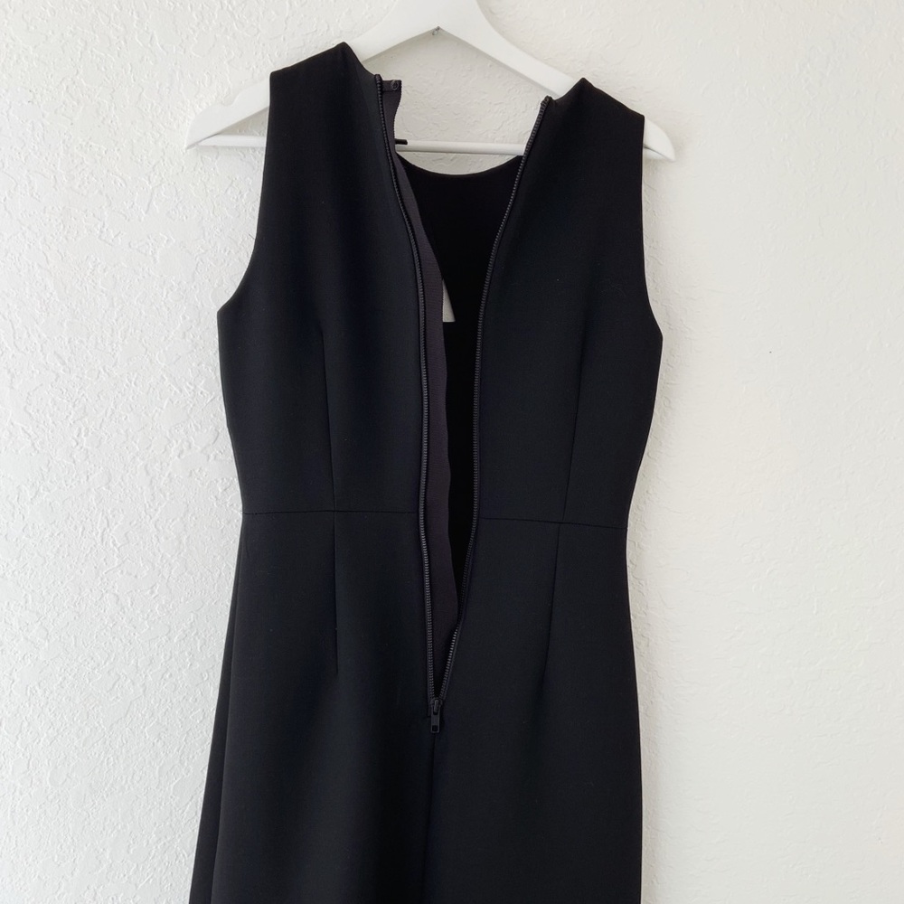 Milly A-Line Peekaboo Black Mini Sheath Dress - Picture 5 of 5